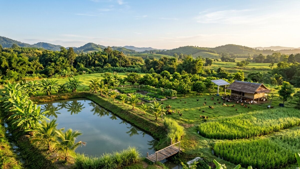 จัดสรรพื้นที่เกษตรทฤษฎีใหม่ 10 ไร่ (สูตร 30:30:30:10): เจาะลึกเงินลงทุนขุดสระ วางระบบน้ำ ต้นทุนดำเนินงาน กระแสเงินสดรายวัน-รายปี และกำไรจริงตามข้อมูลเศรษฐศาสตร์เกษตร